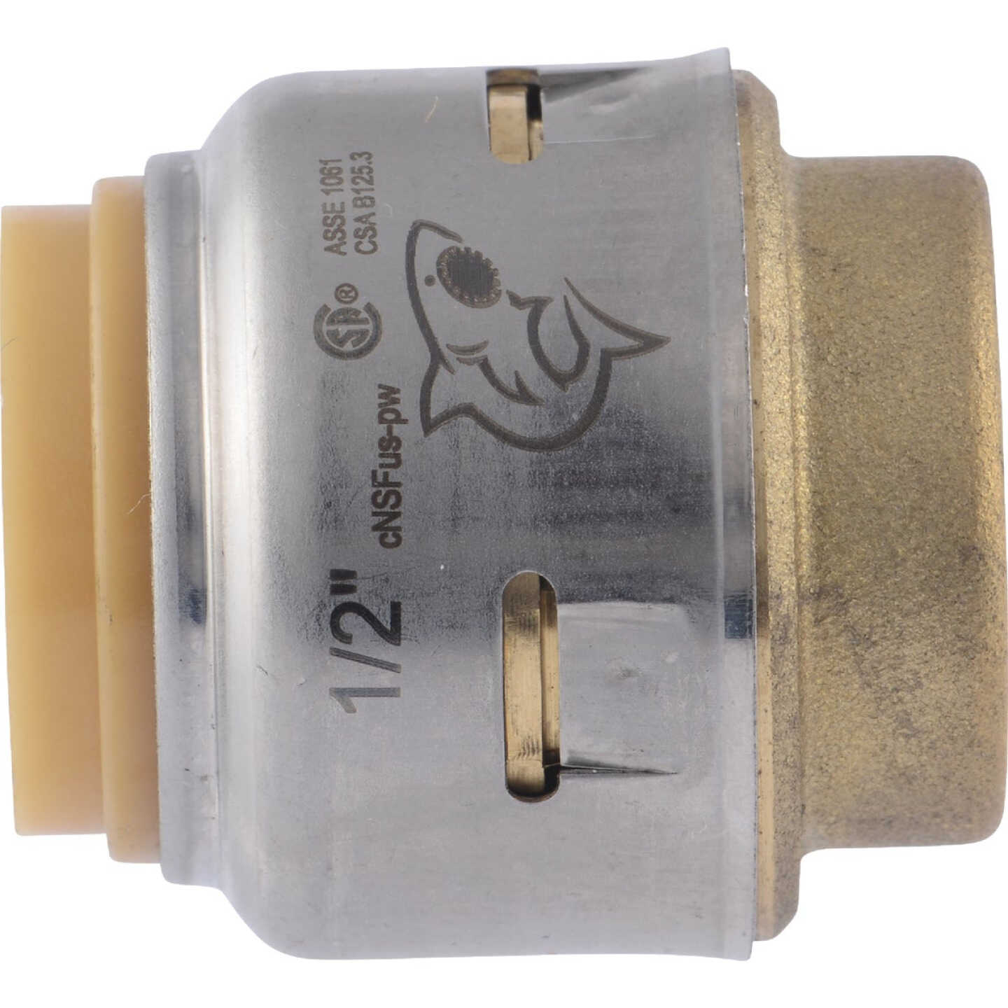 SharkBite 1/2 In. Push-to-Connect Brass End Push Cap Image 6