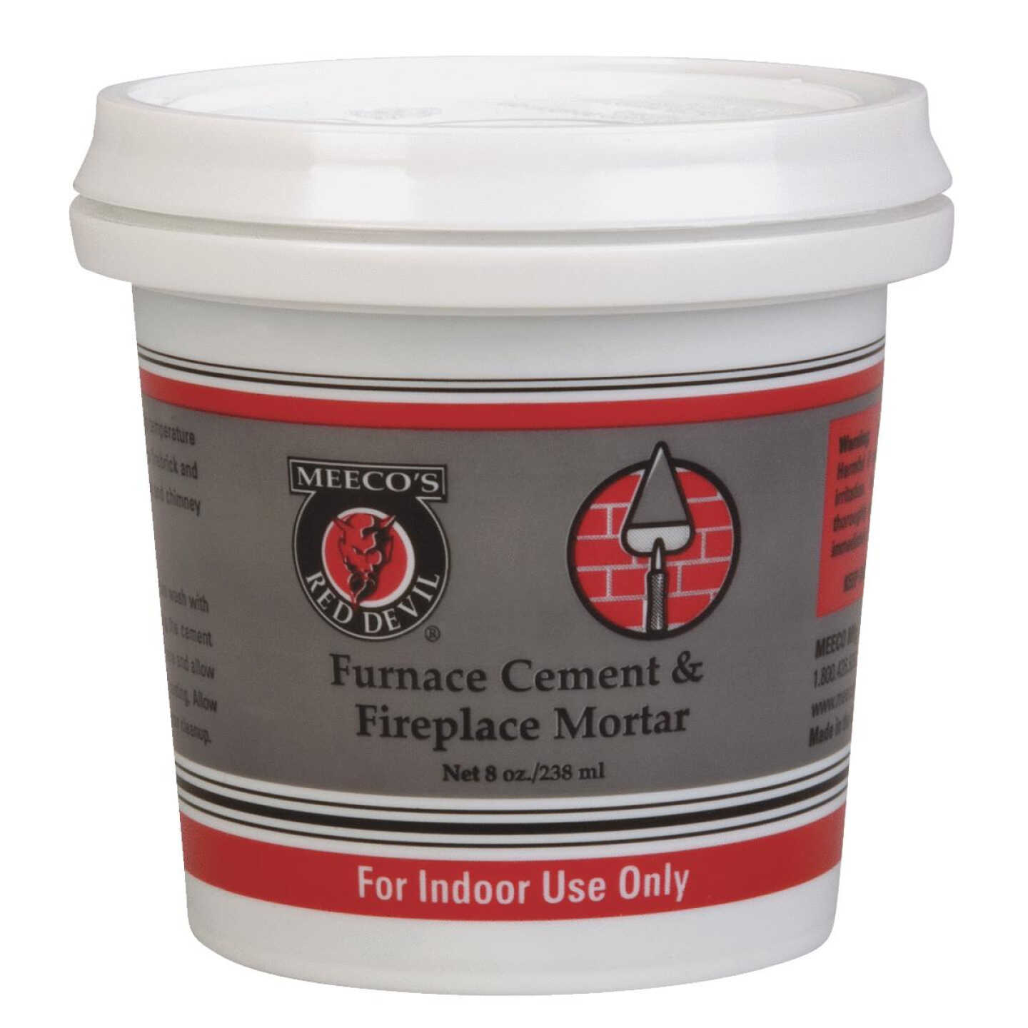 Meeco's Red Devil 1 Pt. Black Furnace Cement & Fireplace Mortar Image 1