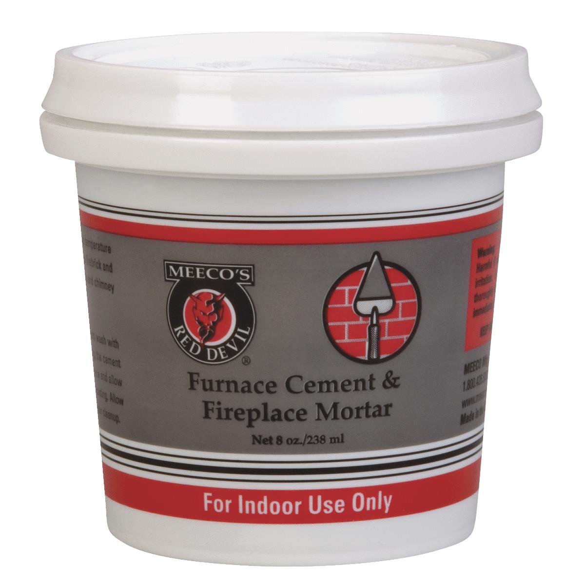 Meeco's Red Devil 1 Qt. Black Furnace Cement & Fireplace Mortar