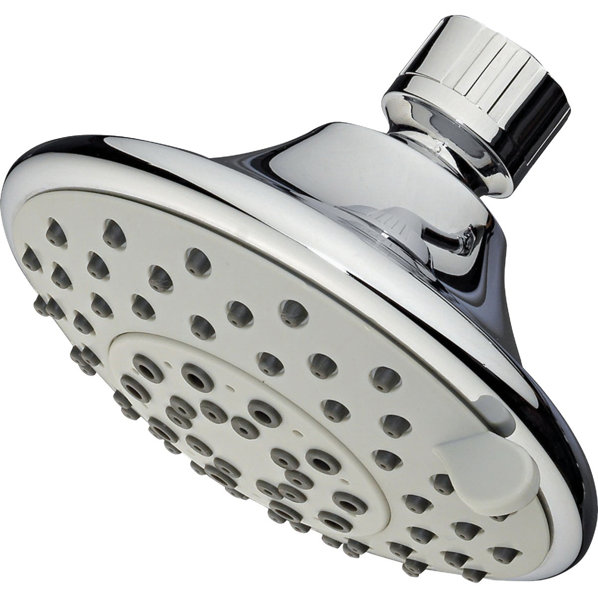 HomePointe Shower Head, Fixed Mount, 5 Settings, Chrome Plastic Image 1