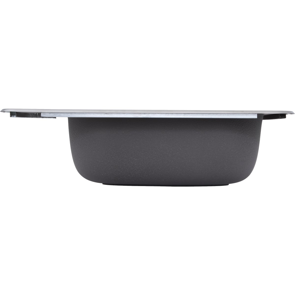 Common Goods 25 In. x 22 In. x 6 In. Top Mount Single Bowl Kitchen Sink Image 4