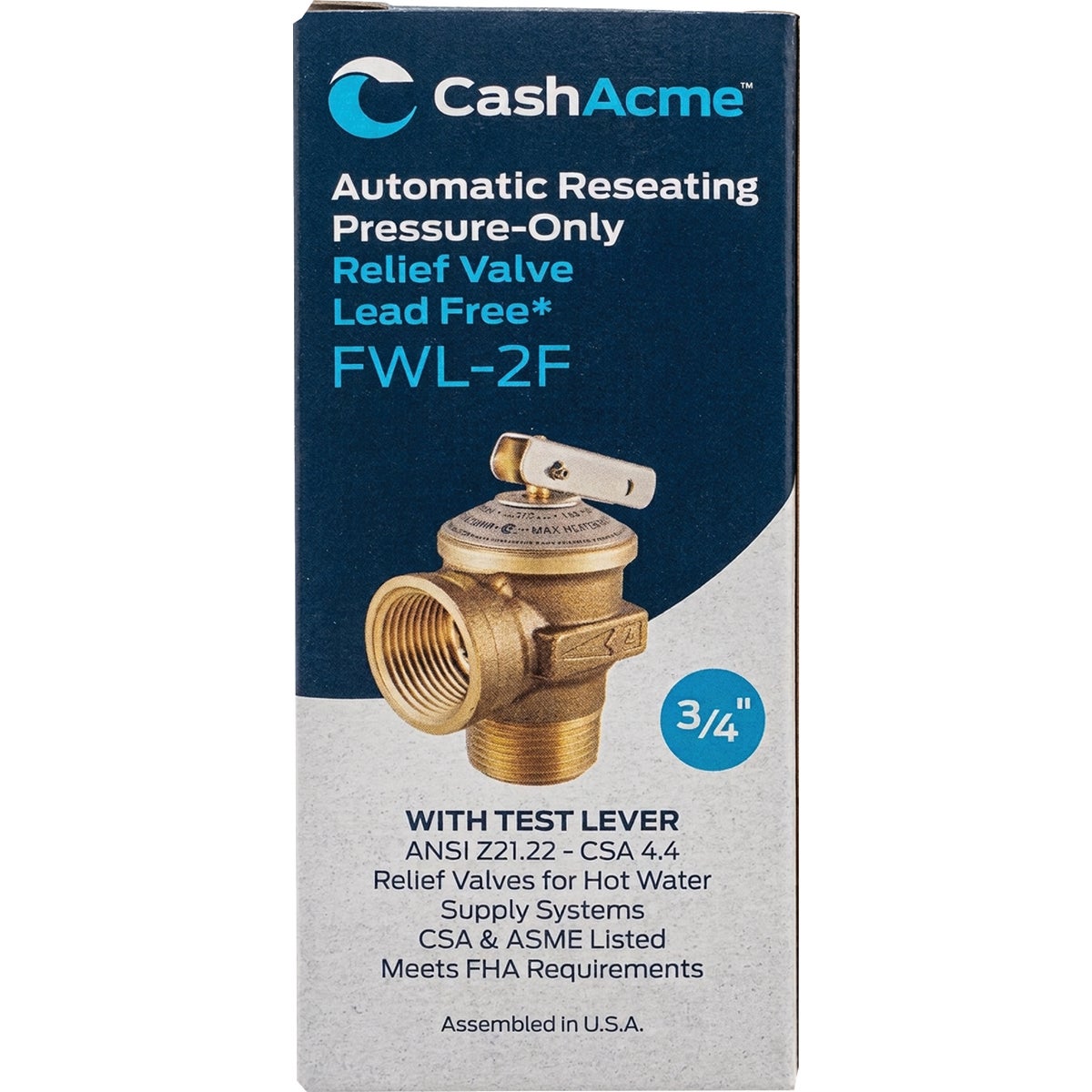 Cash Acme 3/4 In. Forged Pressure-Only Safety Relief Valve Image 2