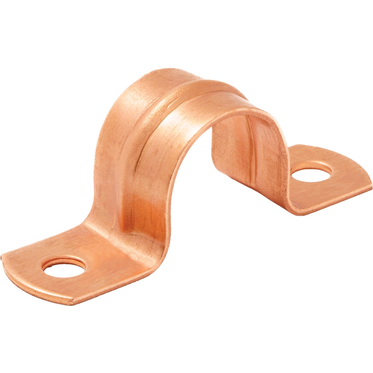 Streamline Copper 3/8 In. Two-Hole Tube Strap