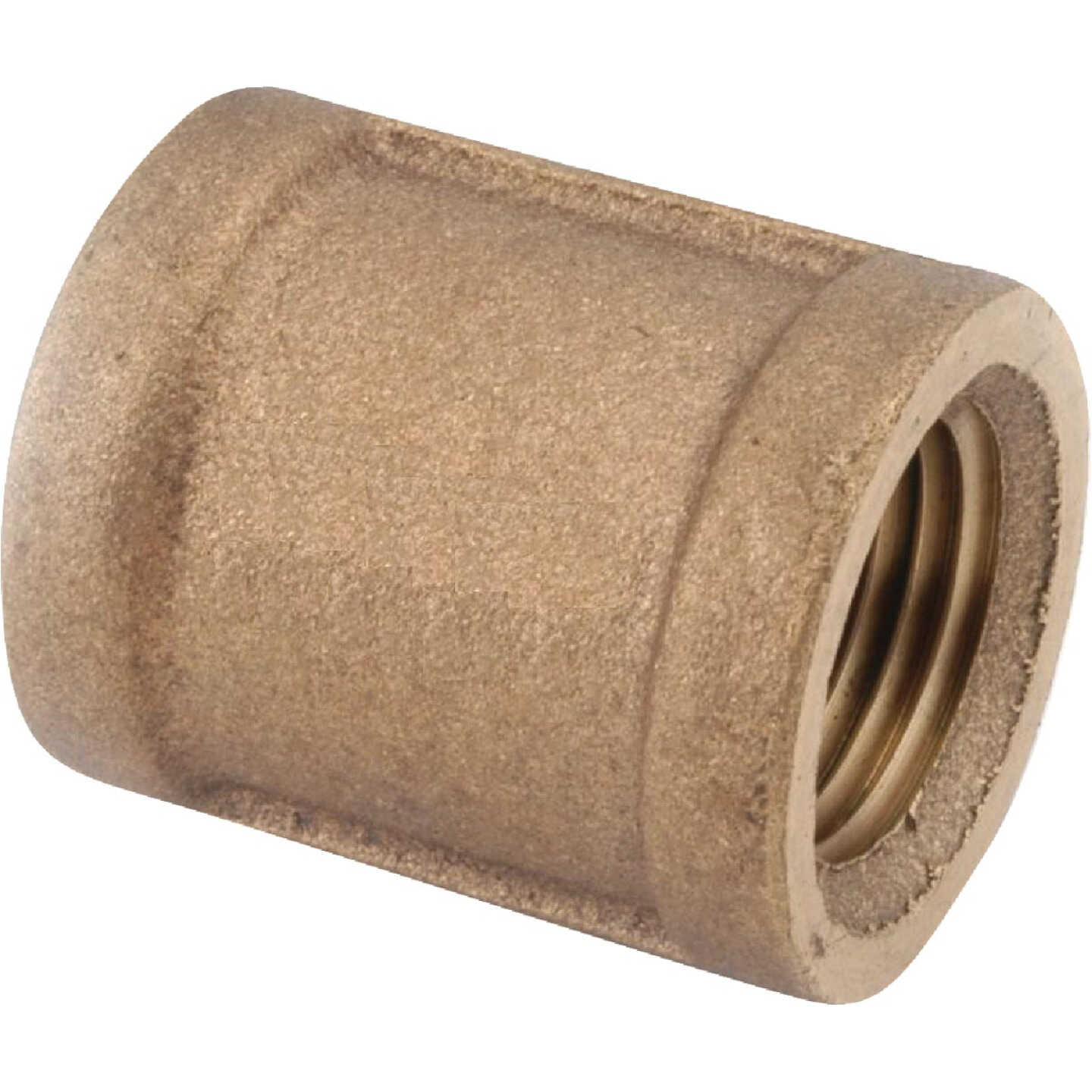 Anderson Metals 1/8 In. Threaded Red Brass Coupling Image 1