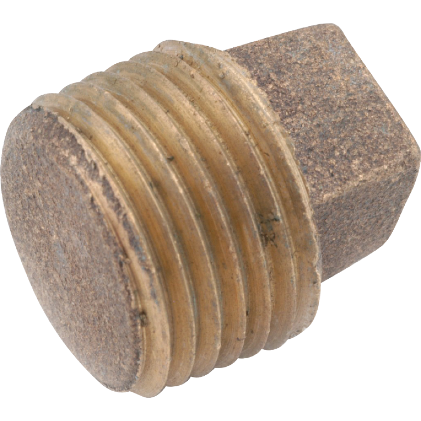 Anderson Metals 1/8 In. Red Brass Threaded Cored Pipe Plug Image 1