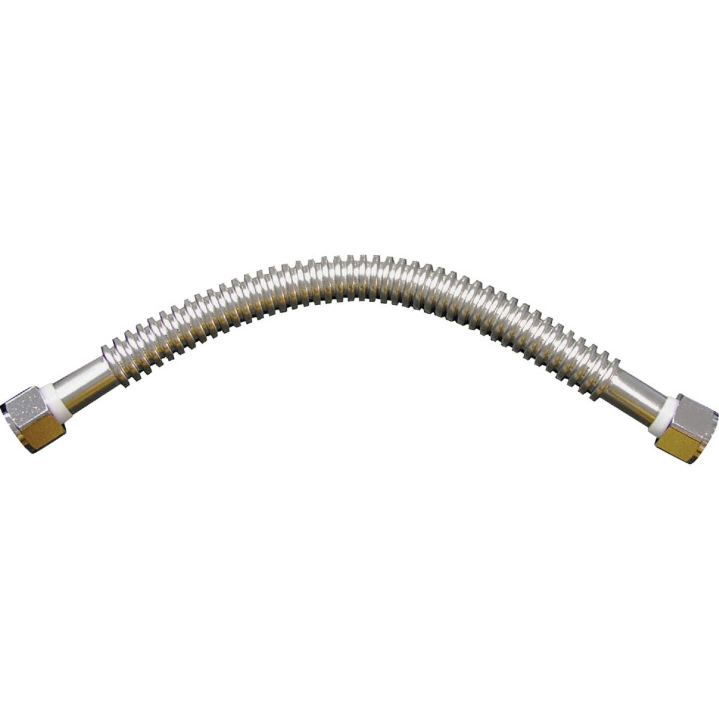 ProLine 3/4 In. FIP x 3/4 In. FIP x 15 In. Stainless Steel Corrugated Water Connector Image 1