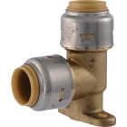 SharkBite 1/2 In. PTC x 1/2 In. PTC 90 Deg. Push-to-Connect Drop Ear Brass Elbow (1/4 Bend) Image 1
