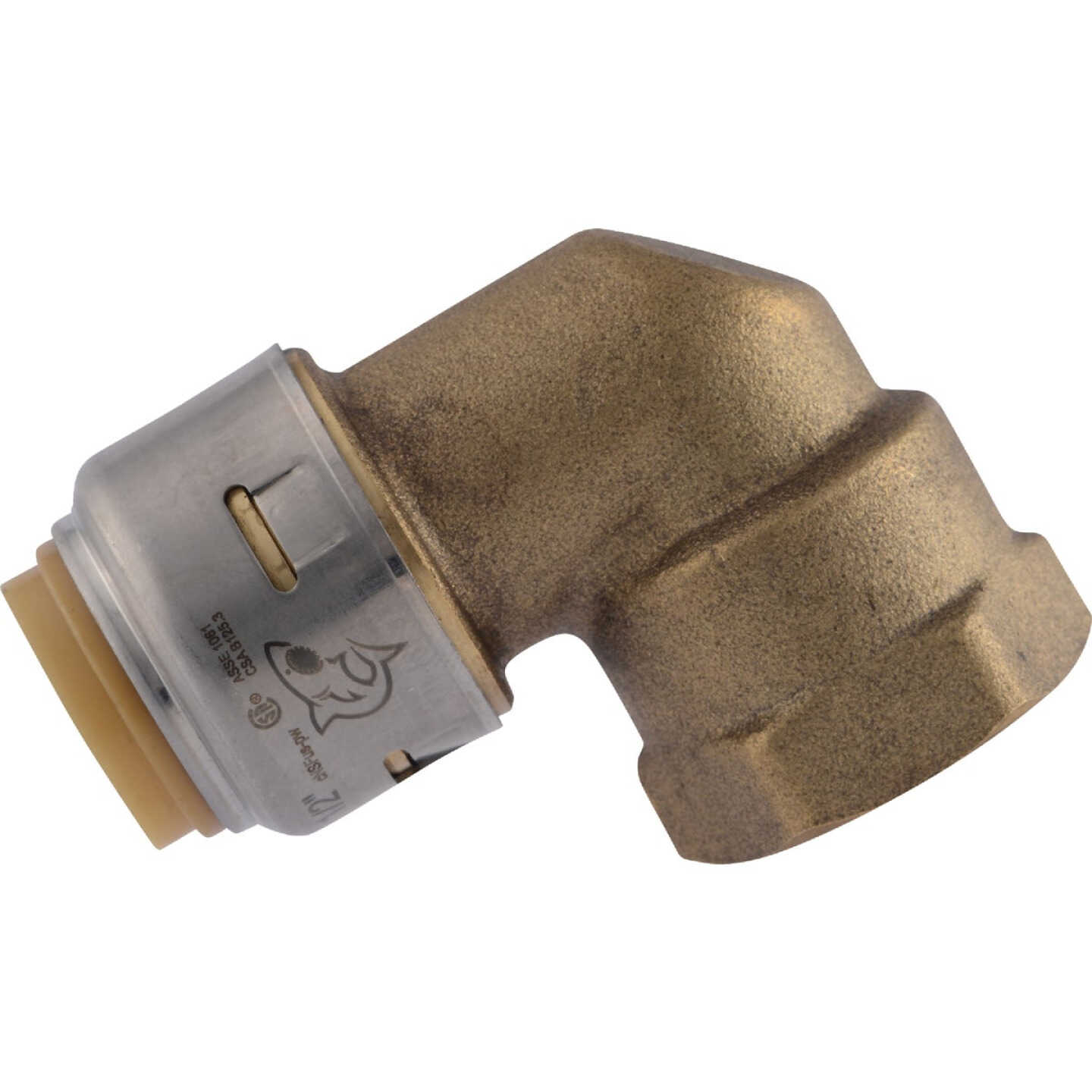 SharkBite 1/2 In. x 1/2 In. Push-to-Connect Brass Elbow (1/4 Bend) Image 5