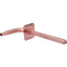 SharkBite 1/2 In. Barb x 4 In. x 8 In. 90 Deg. Copper Stub-Out PEX Elbow (1/4 Bend), with Earred Nailing Plate Image 1