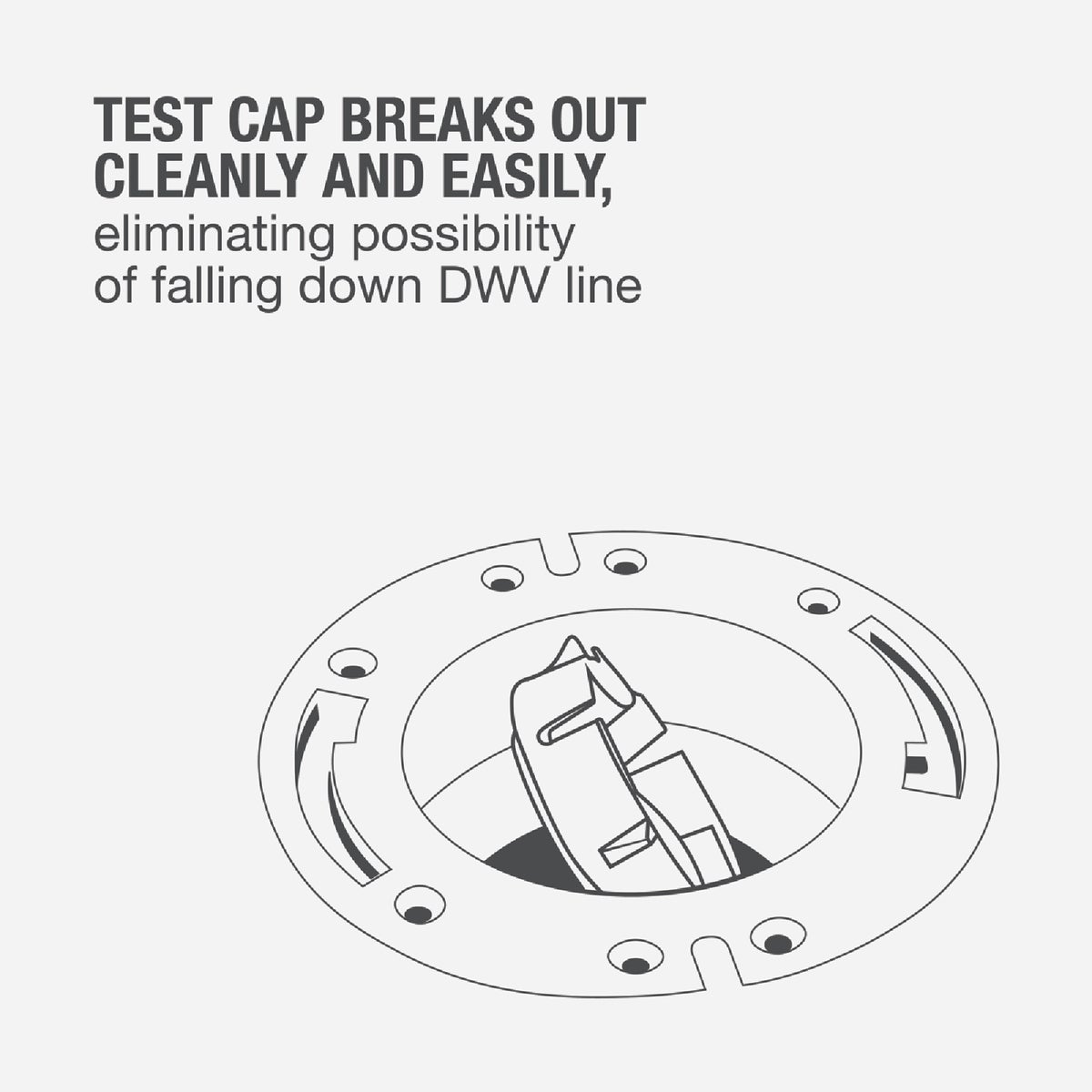 Oatey 3 In. Schedule 40 DWV Level-Fit PVC Closet Flange Image 2