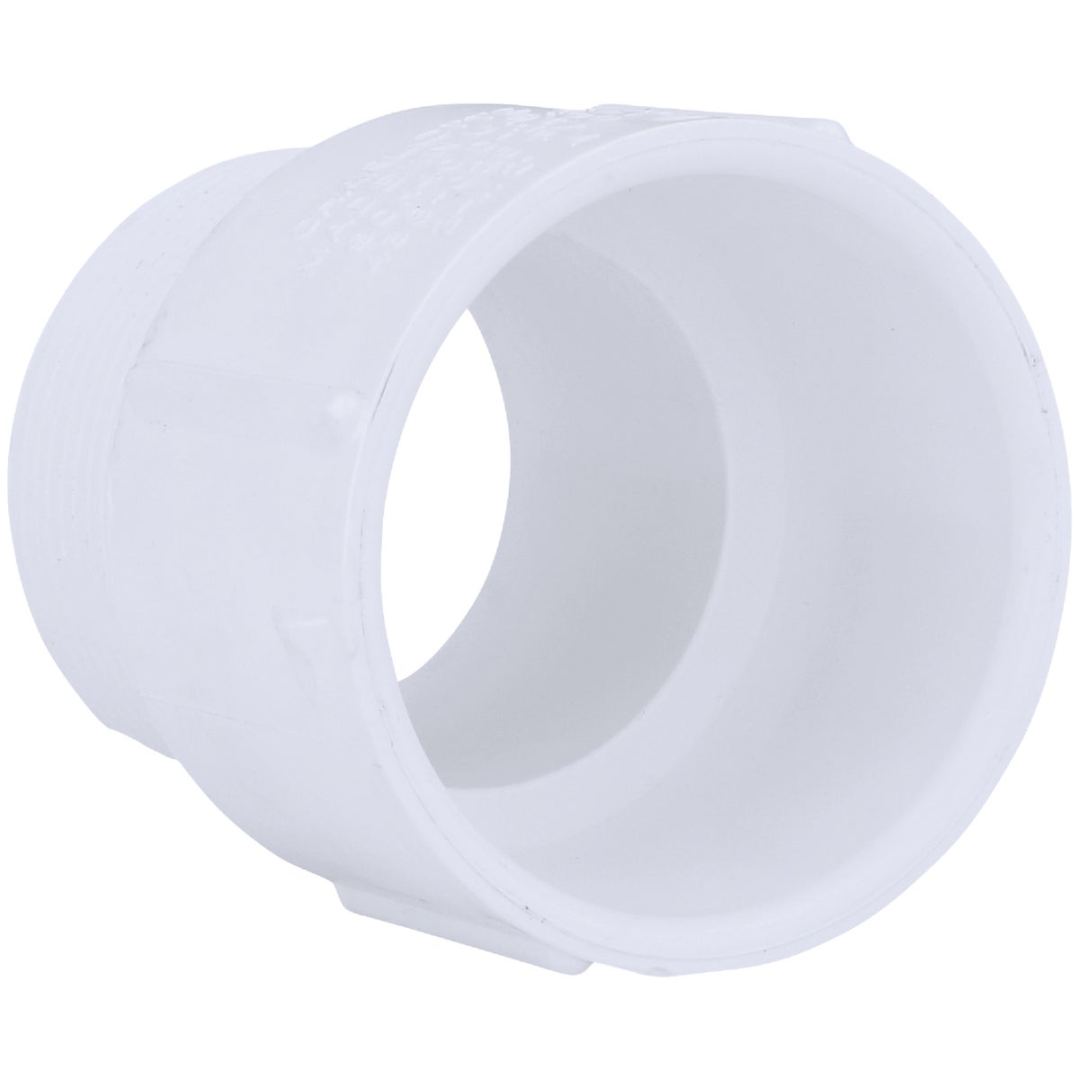 Charlotte Pipe 2-1/2 In. x 2-1/2 In. Schedule 40 Male PVC Adapter Image 1