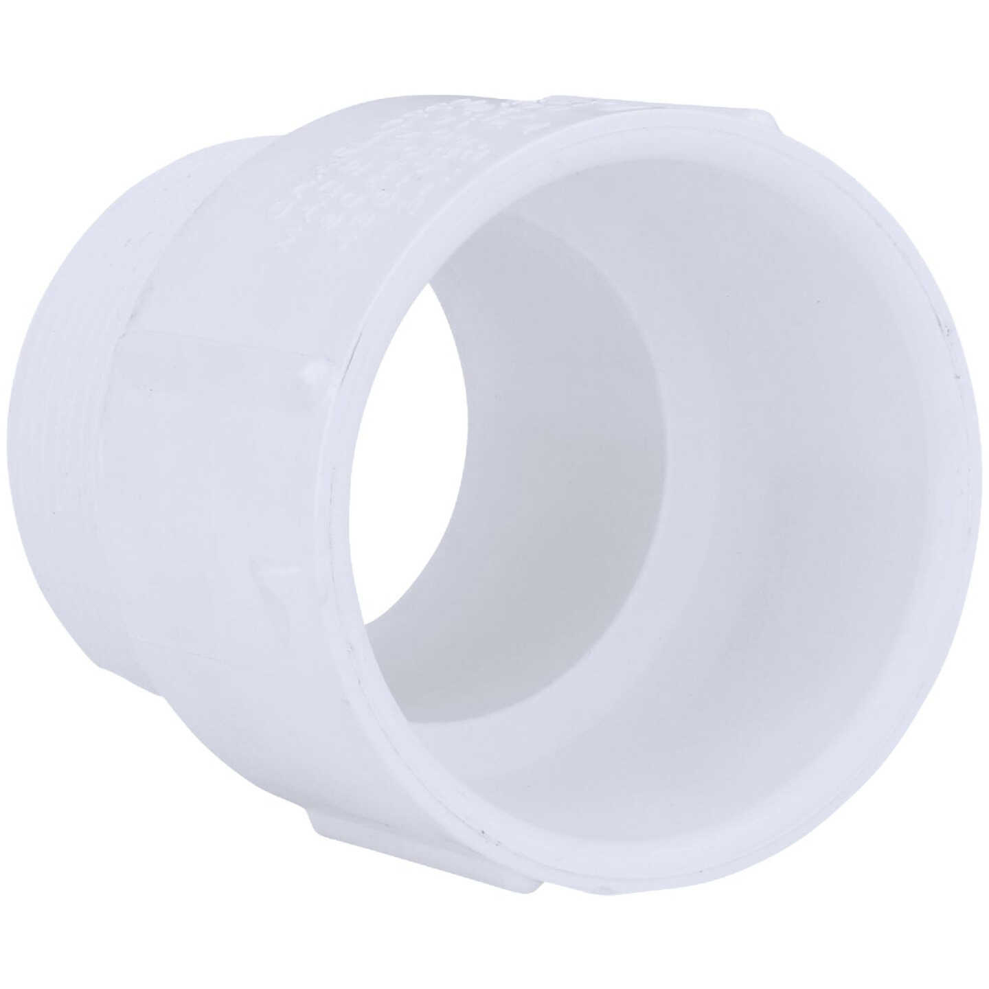 Charlotte Pipe 2-1/2 In. x 2-1/2 In. Schedule 40 Male PVC Adapter Image 1