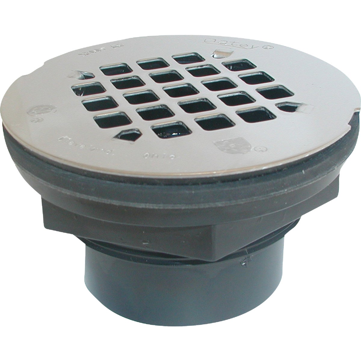 Oatey 101 PS Series 2 In. ABS Solvent Weld Shower Drain with Stainless Steel Strainer