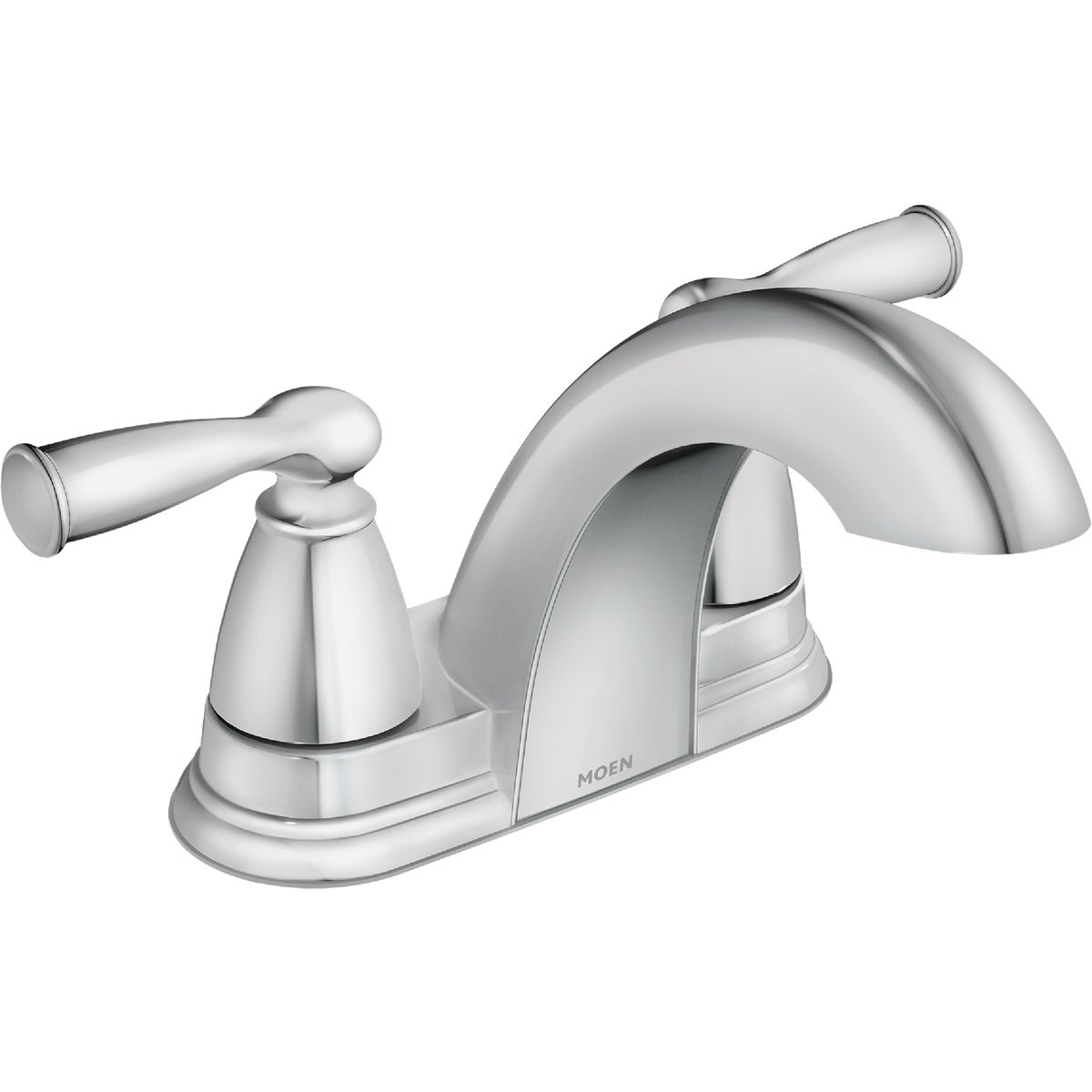 Moen Banbury 2-Handle Lever Centerset Bathroom Faucet with Pop-Up, Chrome