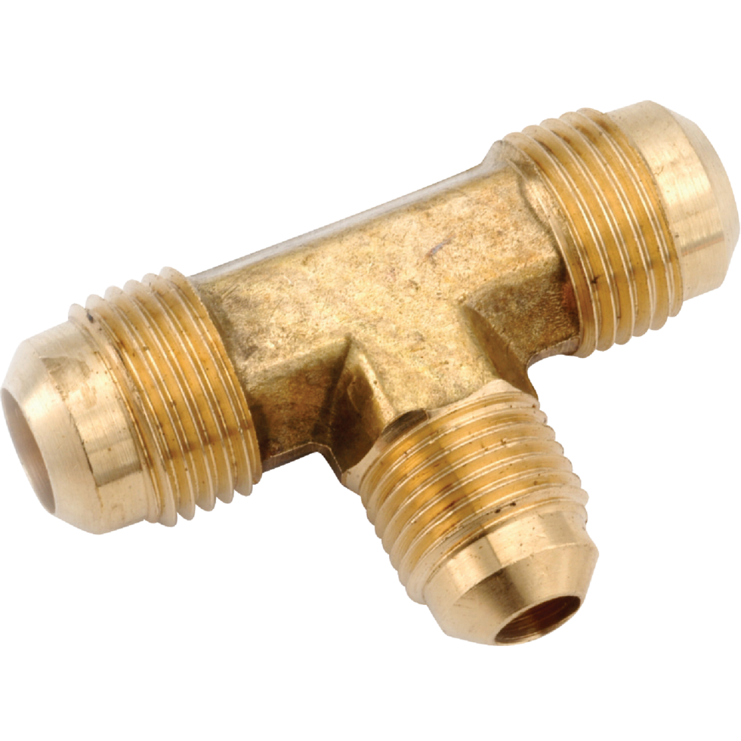 Anderson Metals 5/8 In. x 1/2 In. Brass Forged Flare Reducing Tee Image 1