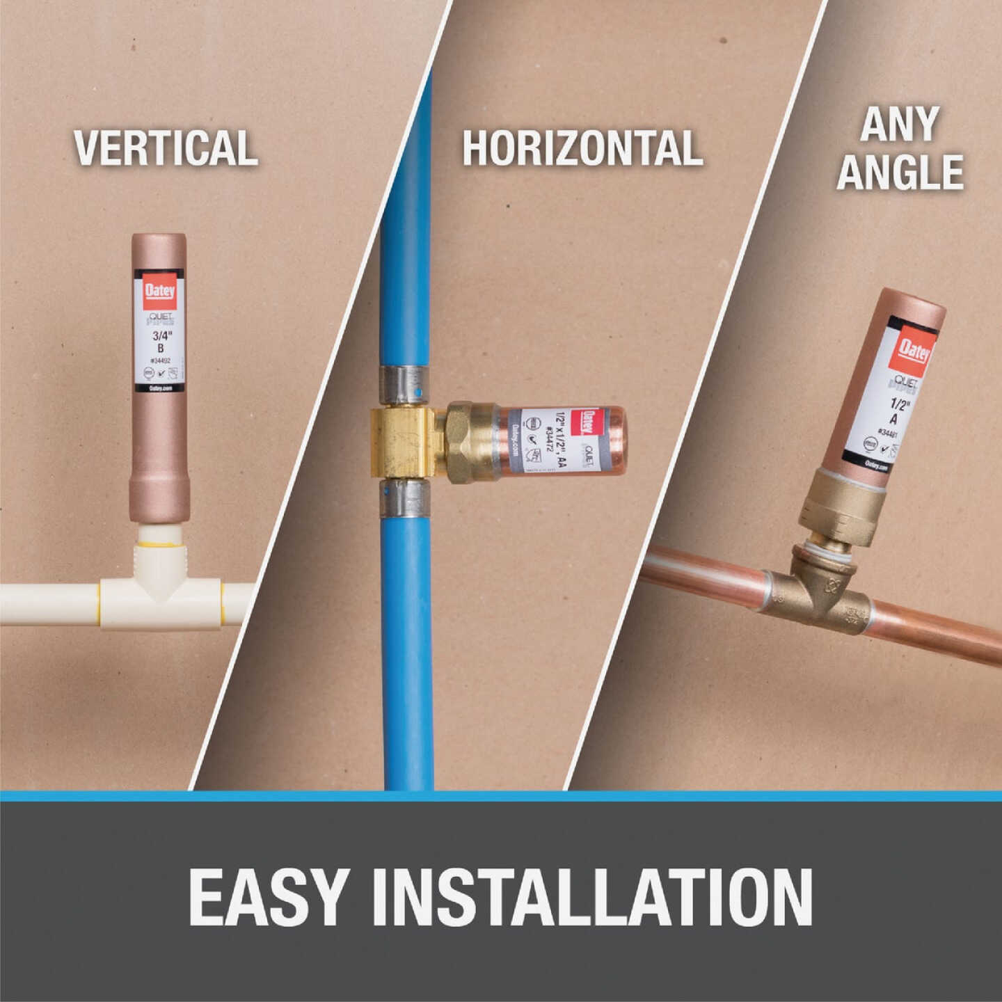 Oatey Quiet Pipes MIP Shock Absorber Image 3