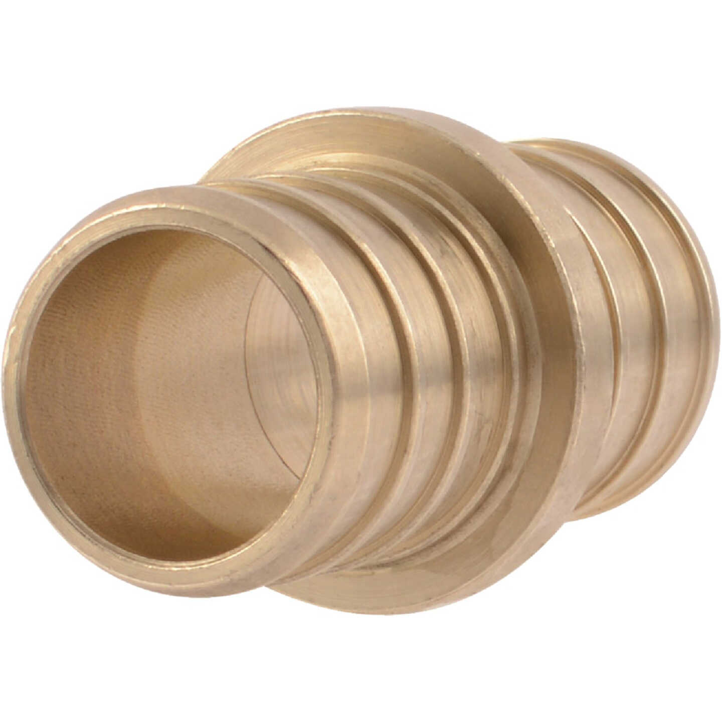 SharkBite Lead-Free Insert 3/4 In. Barb x 3/4 In. Barb Brass PEX Coupling Image 1