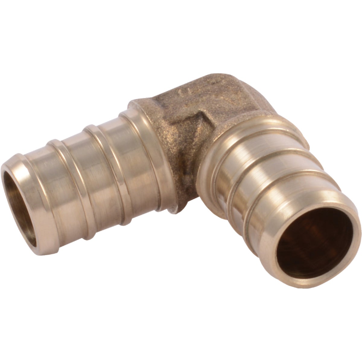 SharkBite 1/2 In. x 1/2 In. Barb 90 Deg. Brass PEX Elbow (1/4 Bend) (10-Pack)