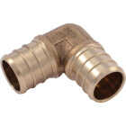 SharkBite 3/4 In. x 3/4 In. Barb 90 Deg. Brass PEX Elbow (1/4 Bend) (10-Pack) Image 1