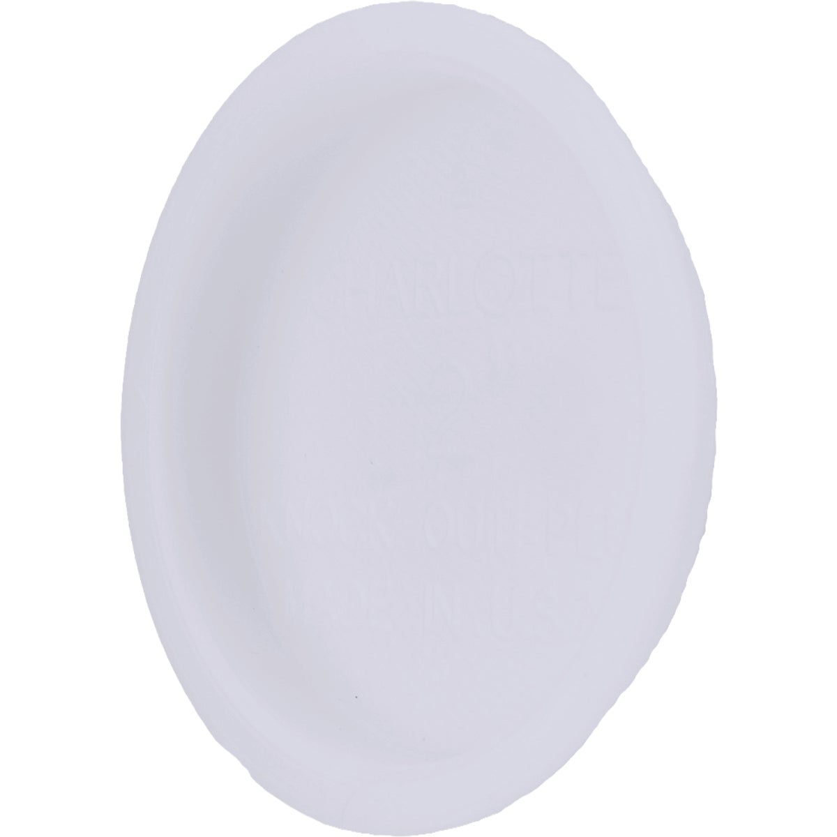 Charlotte Pipe 2 In. Schedule 40 DWV PVC White Test Cap Image 1
