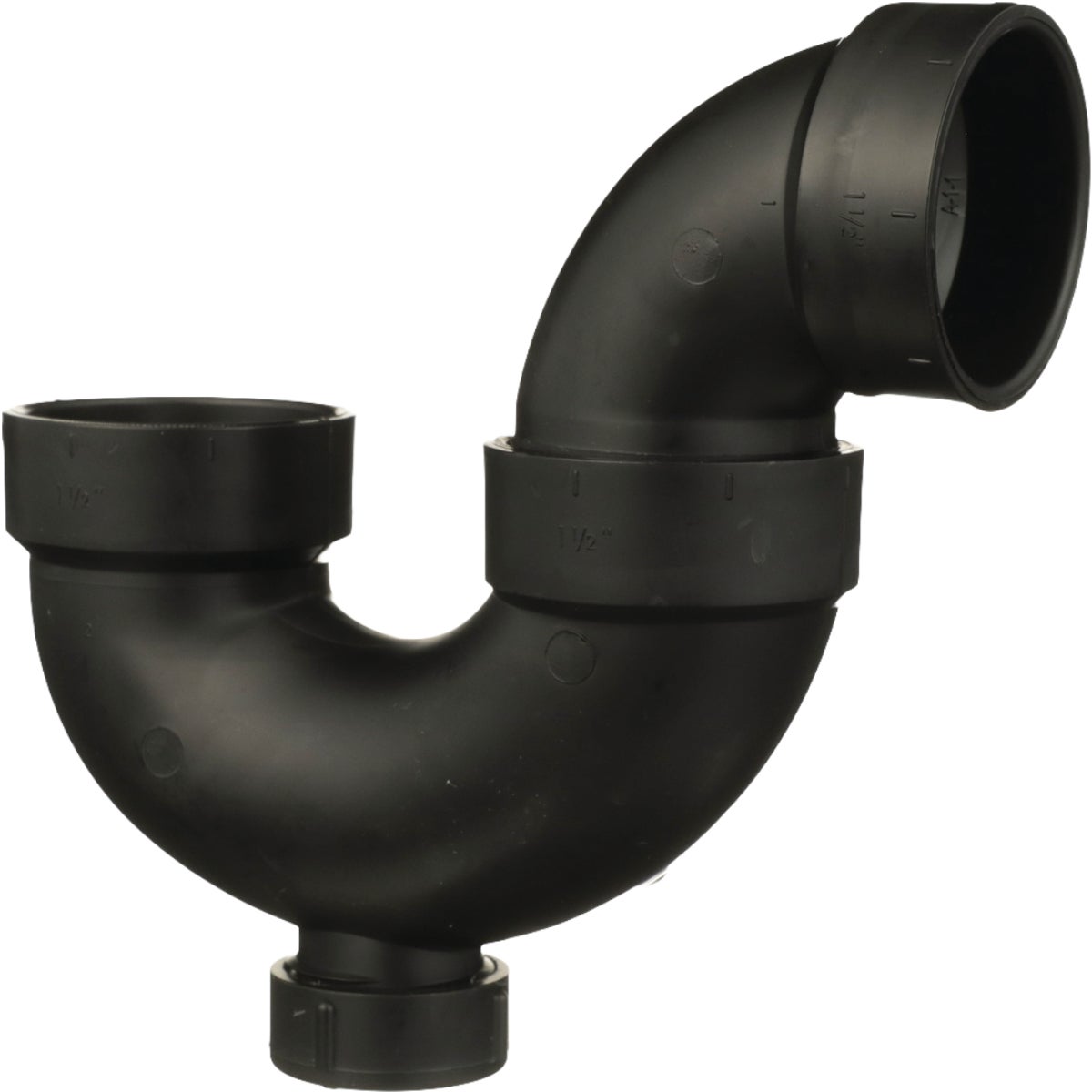 Charlotte Pipe 1-1/2 In. ABS/DWV P-Trap with Clean Out