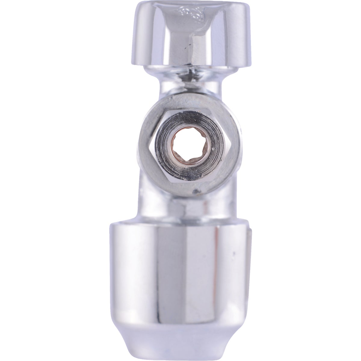 SharkBite 1/2 In. Push to Connect x 3/8 In. O.D. Compression x 1/4 In. O.D. Compression Dual Stop Valve Image 3