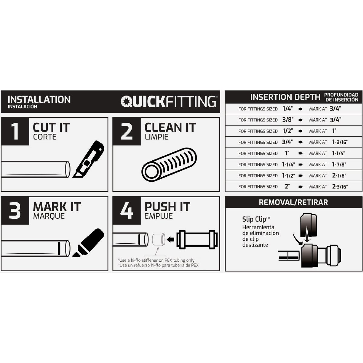 QuickFitting 1/2 In. Push-to-Connect x 1/2 In. MNPT Stainless Steel 90-Degree Elbow Image 2