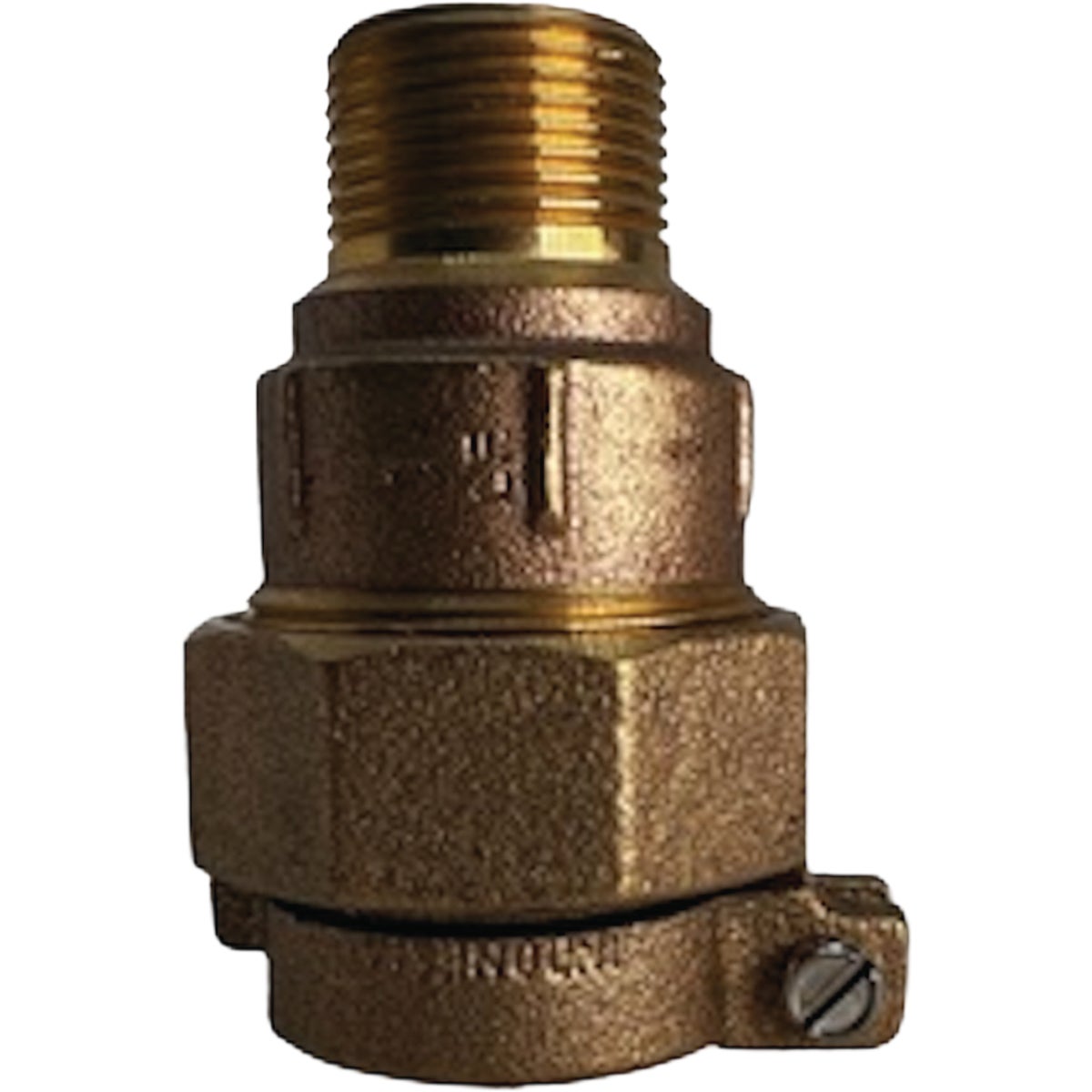 Anderson Metals 3/4 In. MIP x 3/4 In. Pack Joint Coupling, Lead Free Bronze