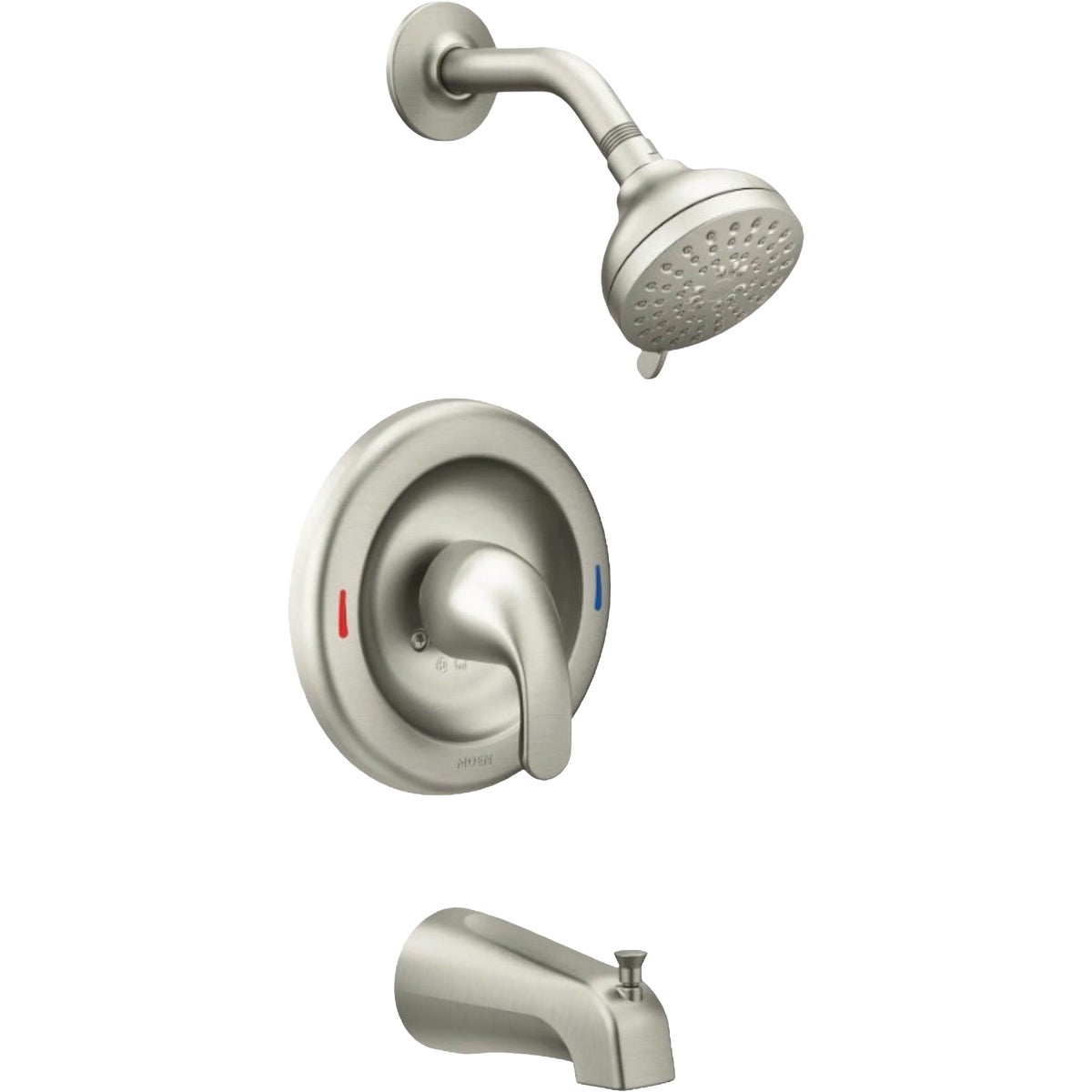 Moen Lindor Chrome Posi-Temp Single Handle Tub/Shower Faucet and Spray Head
