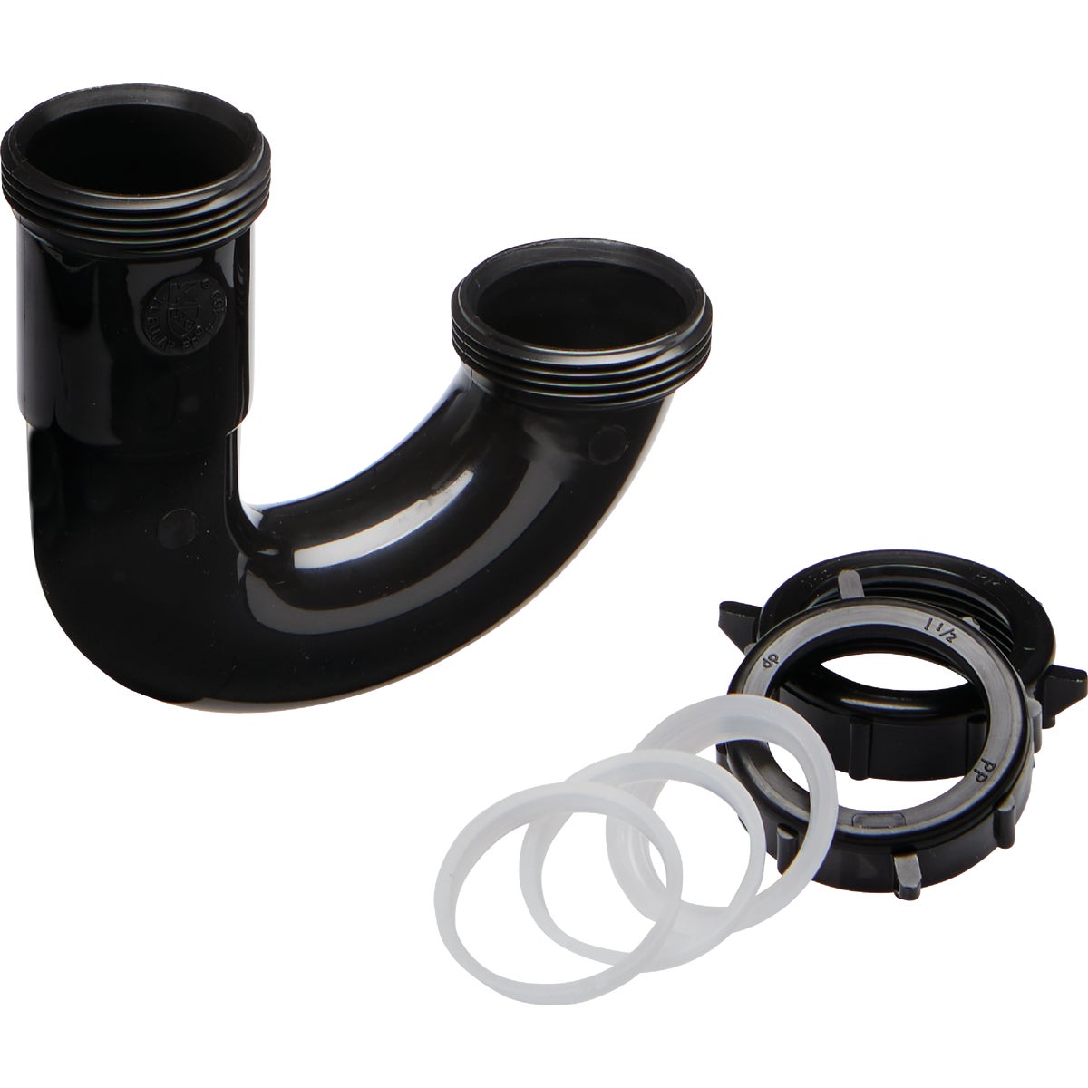 Plumb Pak 1-1/2 In. or 1-1/4 In. Black Plastic J-Bend