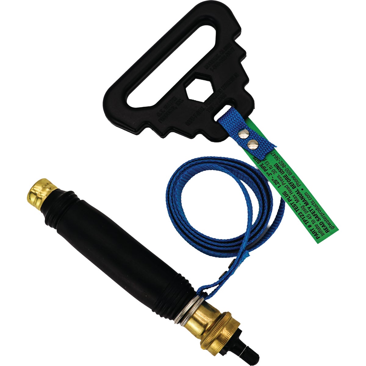 G.T. Water 1-1/4 In. to 3 In. Pneumatic-Hydraulic Test Plug