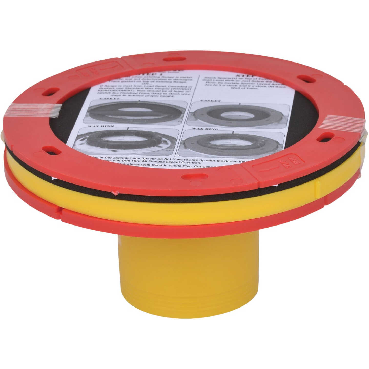 Oatey Set-Rite 1/4 In. to 1-5/8 In. Toilet Flange Extension Kit Image 1