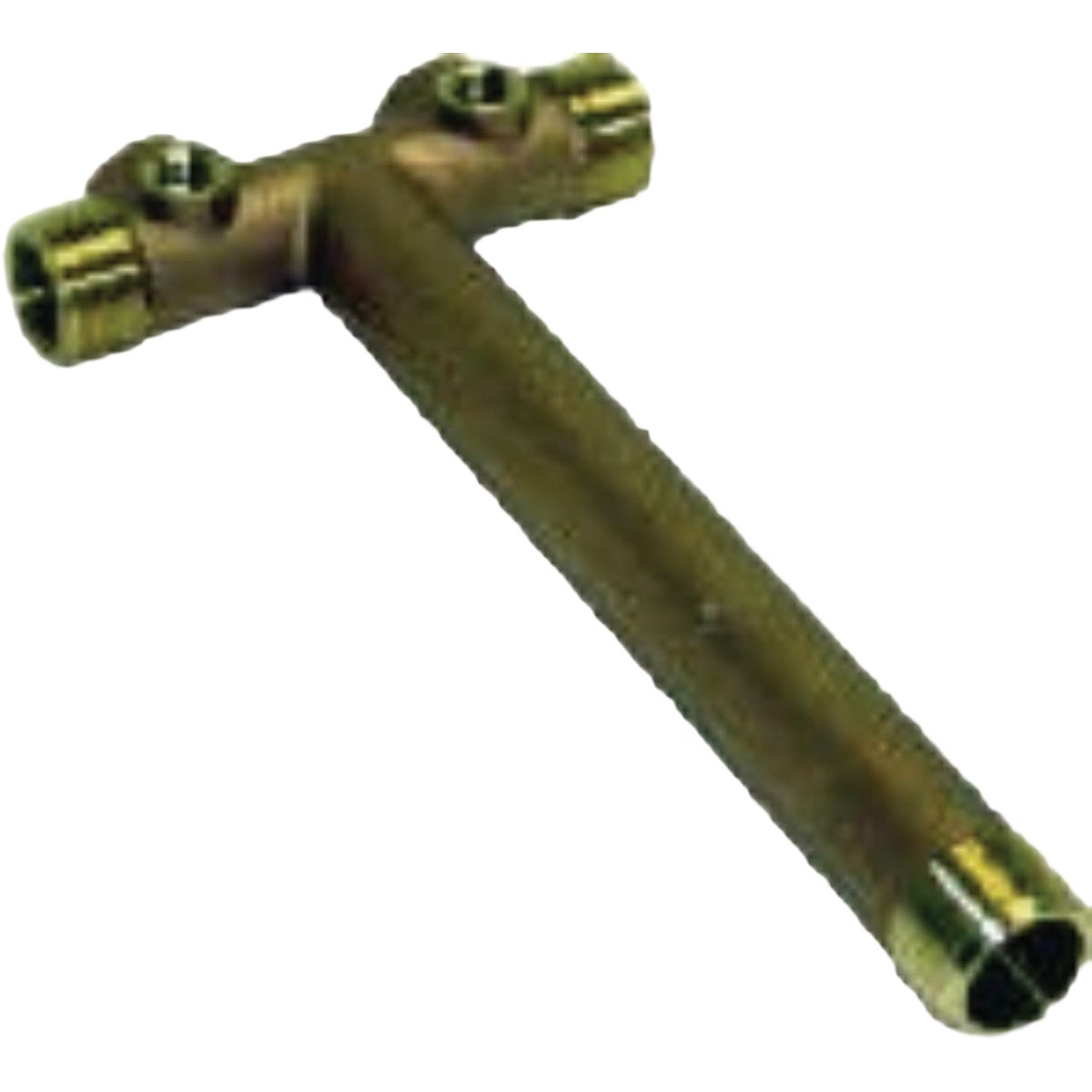 Water Source 13 In. x 1-1/4 In. Brass Tank Tee