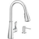 Moen Hadley 1-Handle Pull-Down Kitchen Faucet, Chrome Image 1