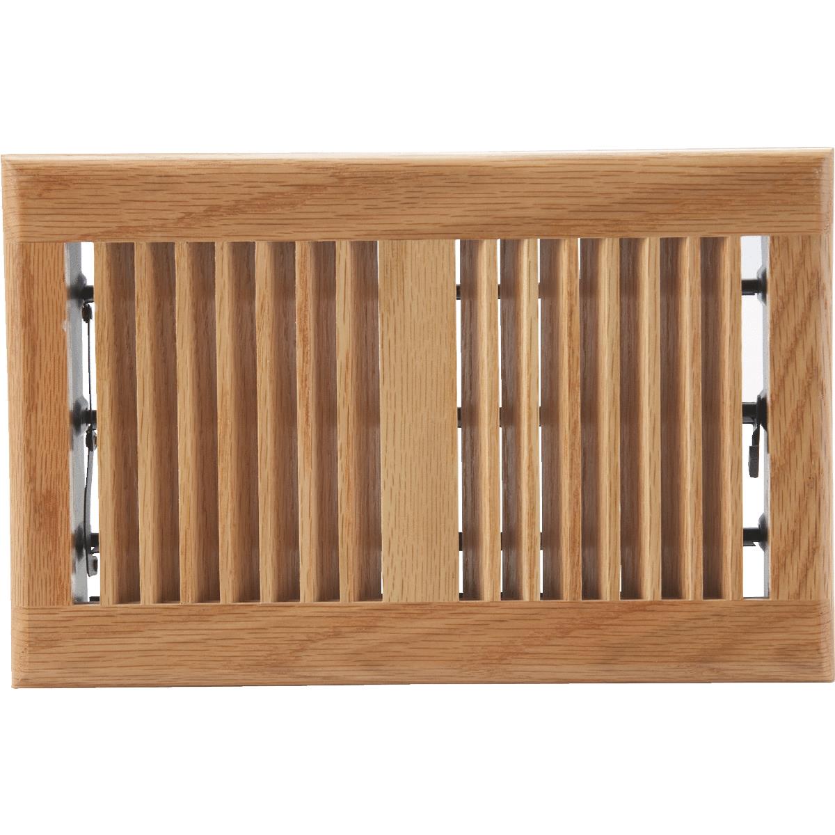 6X10 LTOAK WALL REGISTER