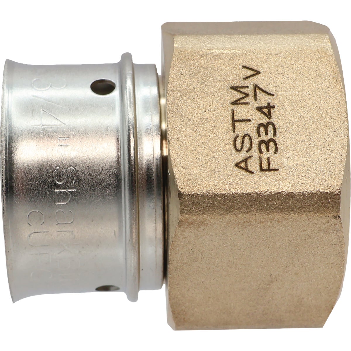 SharkBite 3/4 In. x 3/4 In. MNPT PEX Press Brass Adapter