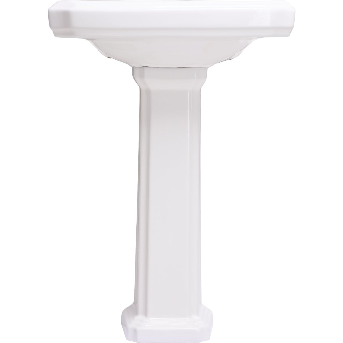 Common Goods Grove White Pedestal Sink Image 2