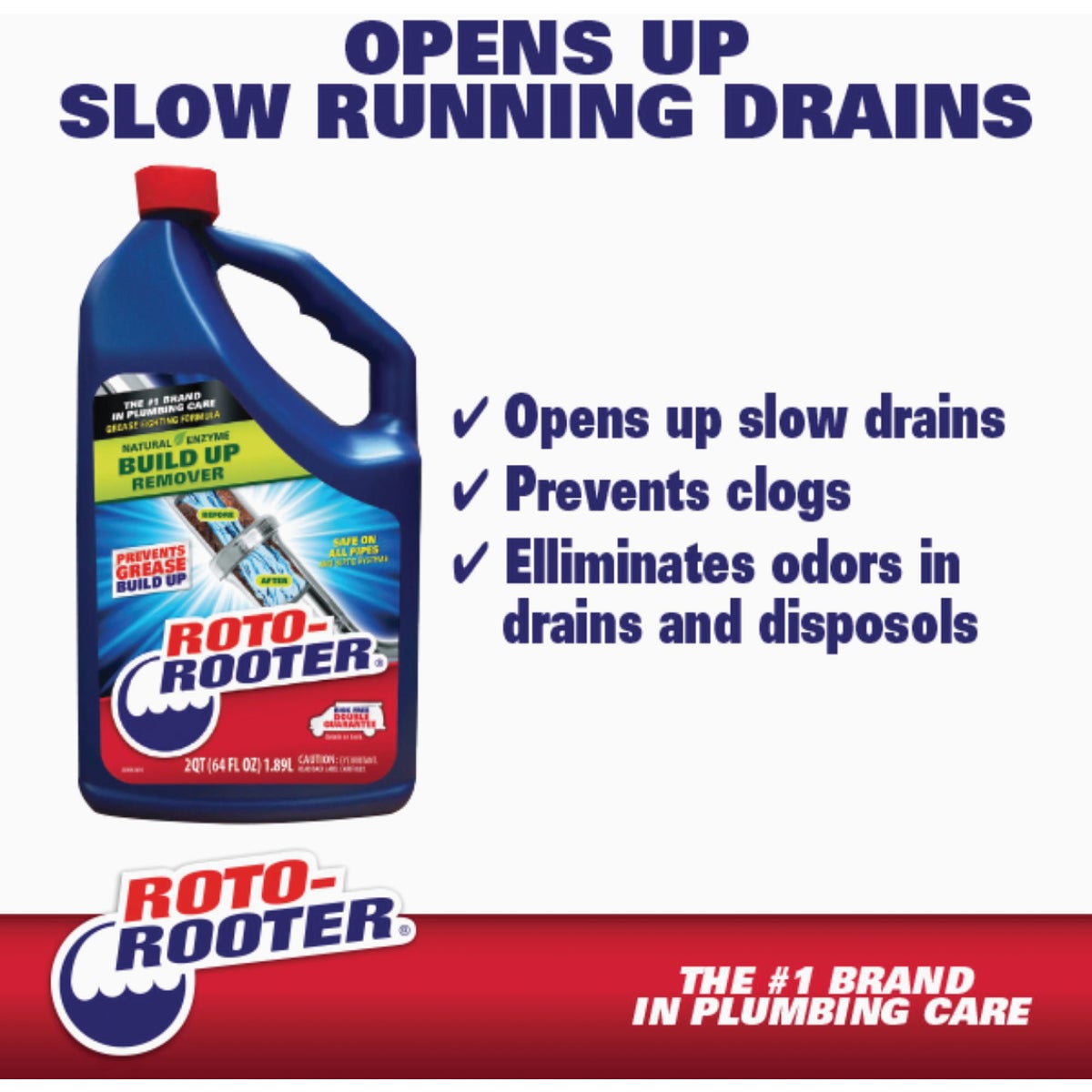 Roto-Rooter 64 Oz. Build Up Remover Image 3