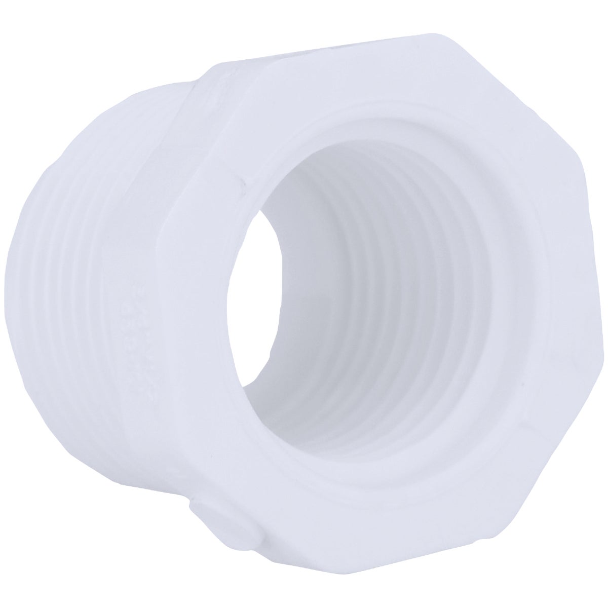 Charlotte Pipe 1-1/2 In. MPT x 1/2 In. FPT Schedule 40 PVC Bushing Image 1