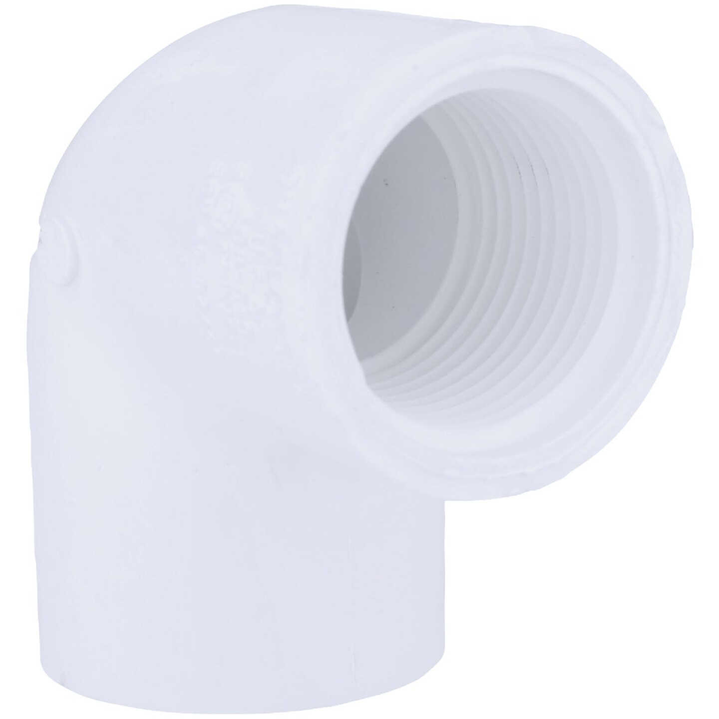 Charlotte Pipe 1 In. Female x Female Schedule 40 90 Deg. PVC Elbow (1/4 Bend) Image 1