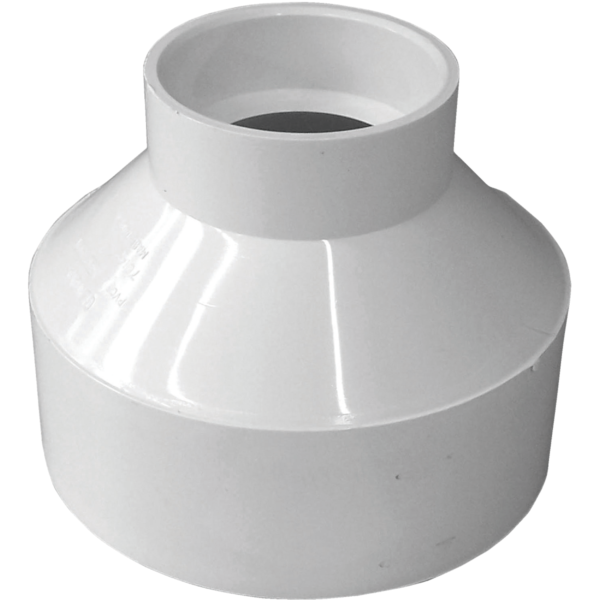 Charlotte Pipe 4 In. Hub x 2 In. Hub Schedule 40 DWV Reducing PVC Coupling