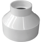 Charlotte Pipe 4 In. Hub x 2 In. Hub Schedule 40 DWV Reducing PVC Coupling Image 1