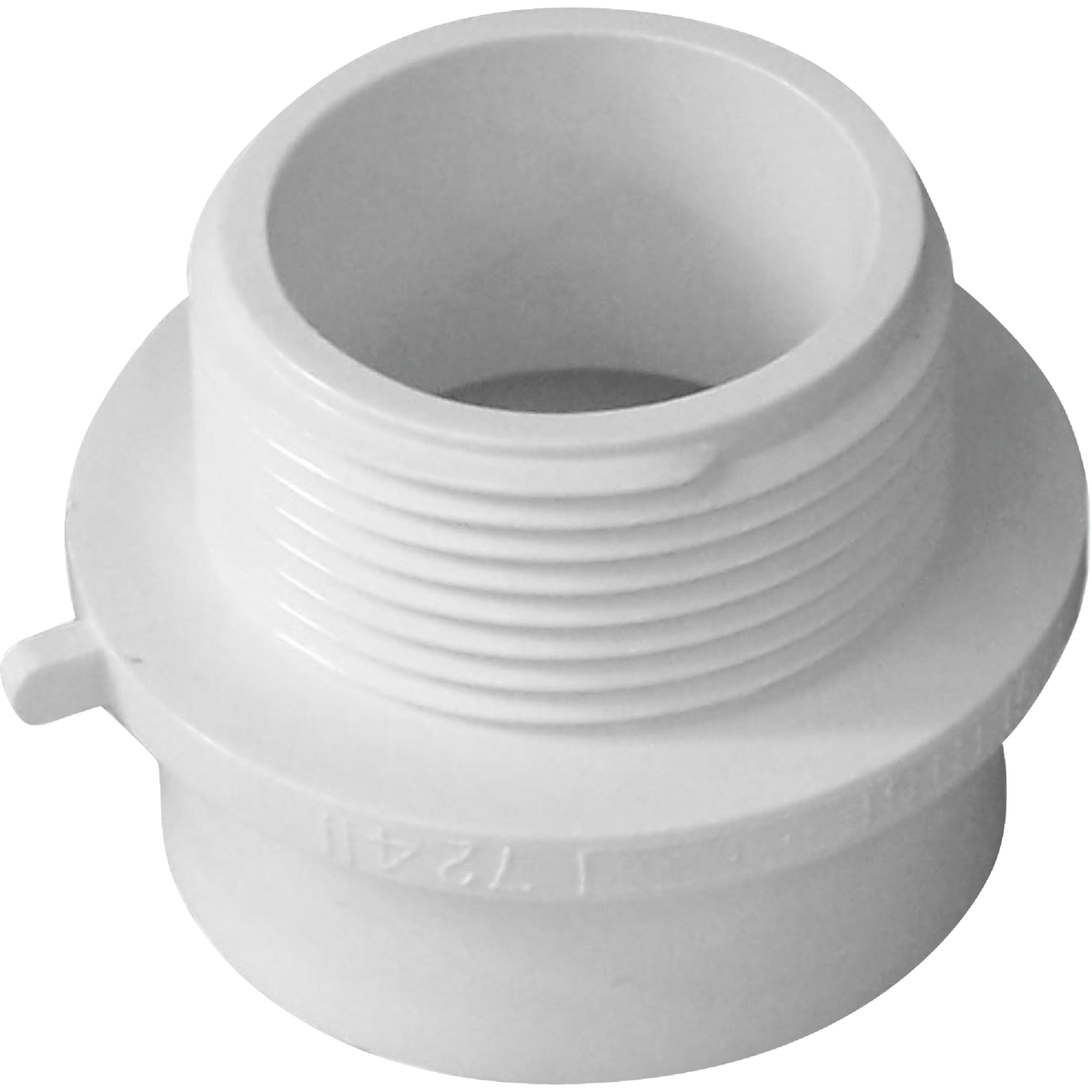 Charlotte Pipe 1-1/2 In. SPG x 1-1/4 In. MIP Schedule 40 DWV PVC Adapter