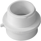 Charlotte Pipe 1-1/2 In. SPG x 1-1/4 In. MIP Schedule 40 DWV PVC Adapter Image 1