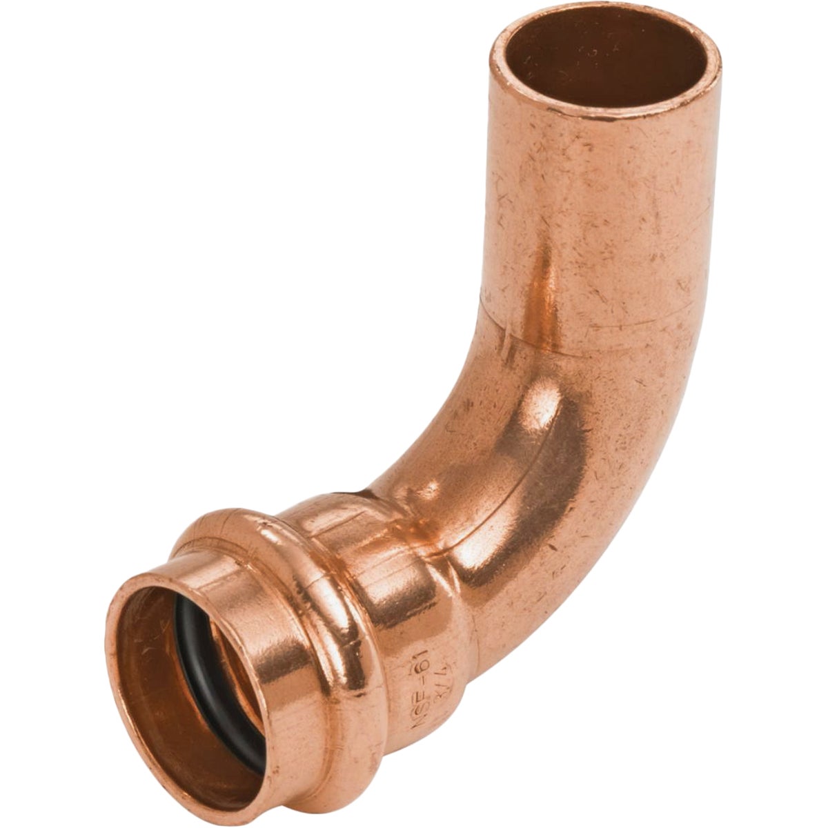NIBCO 3/4 In. FTG x 3/4 In. 90 Deg. Press Copper Elbow (1/4 Bend) Image 1