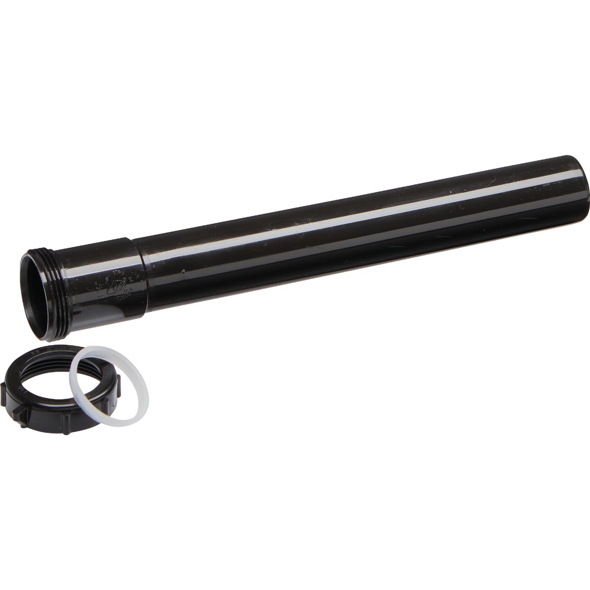 Plumb Pak 1-1/2 In. x 12 In. Black Plastic Slip-Joint Extension Tube