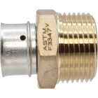 SharkBite 3/4 In. x 1 In. MNPT PEX Press Brass Adapter Image 1