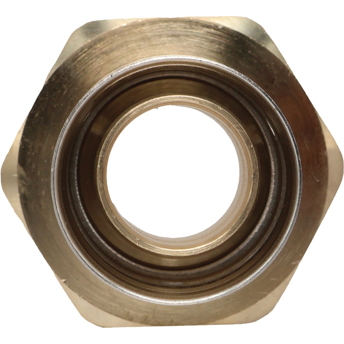 SharkBite 3/4 In. x 1 In. MNPT PEX Press Brass Adapter Image 4