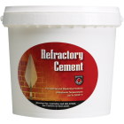 Meeco's Red Devil 1 Gal. Buff Refractory Furnace Cement Image 1