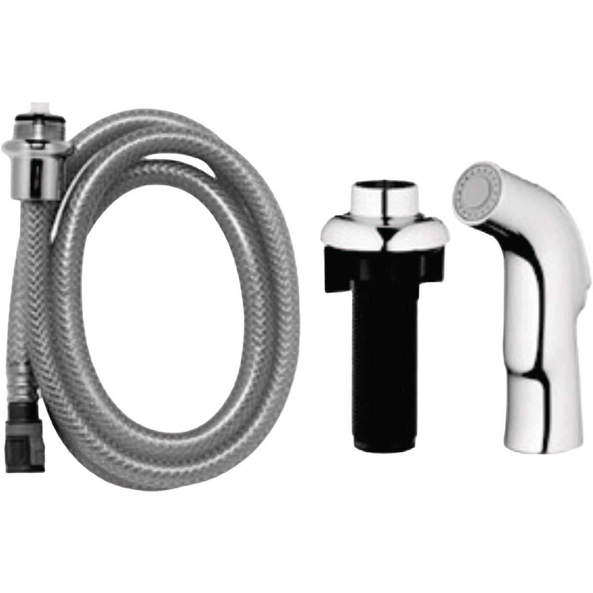 HomePoint Chrome Kitchen Side Spray Image 1